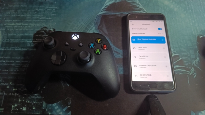 Подключение геймпада Xbox к телефону