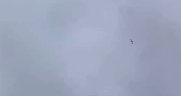Крылатая ракета над Киевской областью
