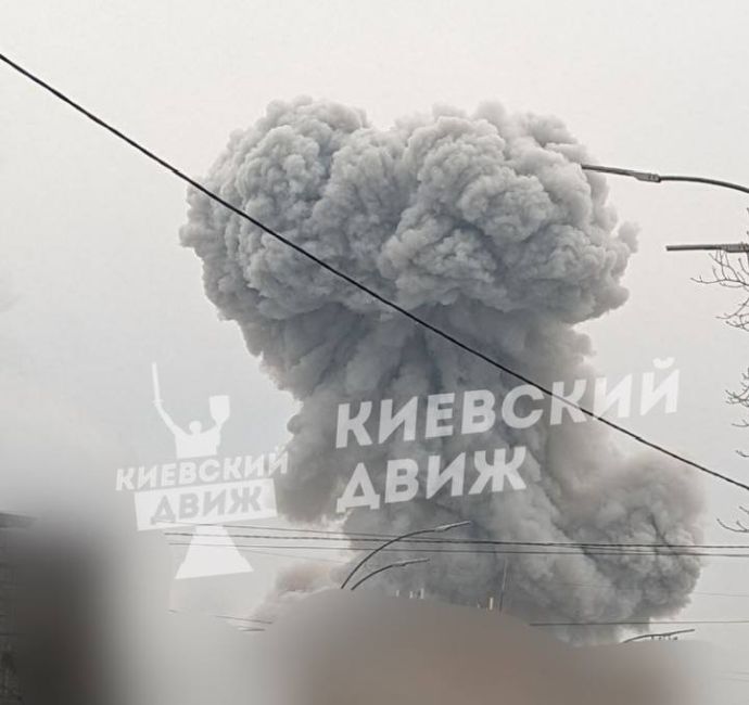 Мощный взрыв в Киеве