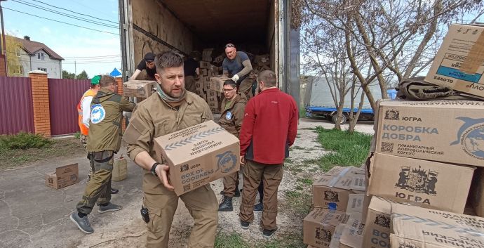 Волонтёры и гуманитарная помощь на Донбассе