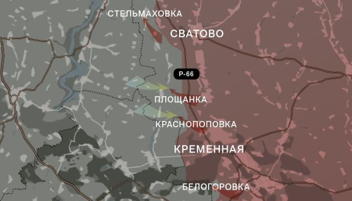 Карта боевых действий, ЛНР