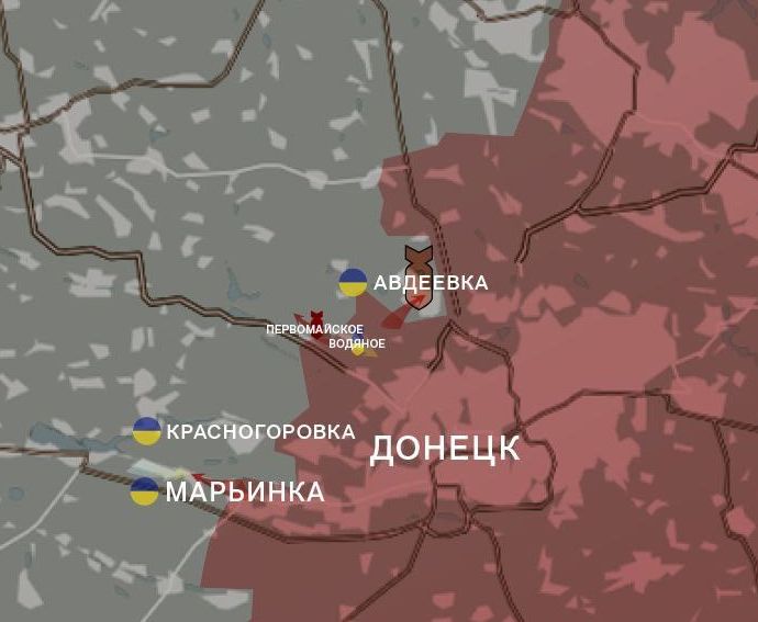 Донецкое направление. Карта боевых действий от WarGonzo