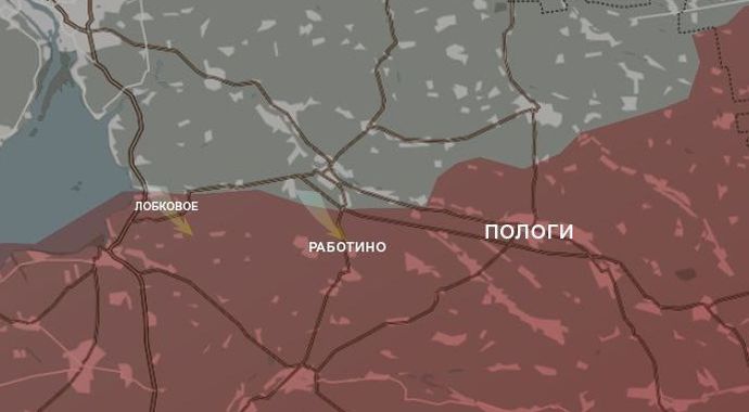 Запорожское направление. Карта боевых действий от WarGonzo