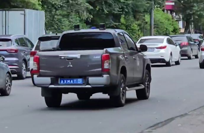 В Ростов въезжают автомобили подразделения Ахмат»