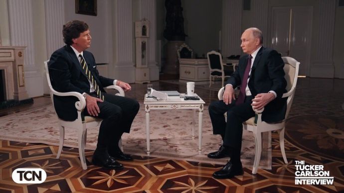 Карлсон и Путин. Интервью