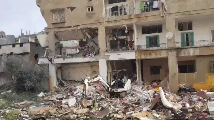 Дом на юге Ливана, который подвергся ракетной атаке ЦАХАЛа